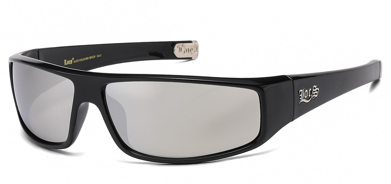 Locs Mirrored Lens Shades loc-xxl91269-bkcm