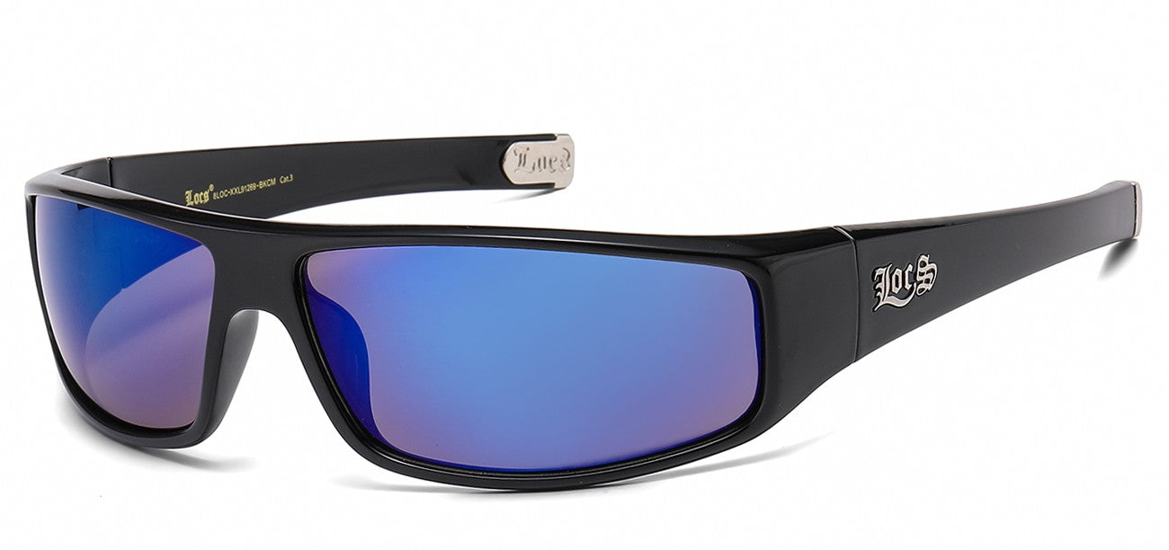 Locs Mirrored Lens Shades loc-xxl91269-bkcm