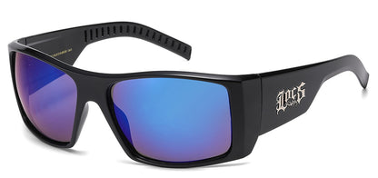 Locs Color Mirrored Lens loc-xxl91319-bkcm