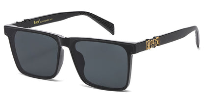 Locs Black Square Sunglasses loc91329-bk