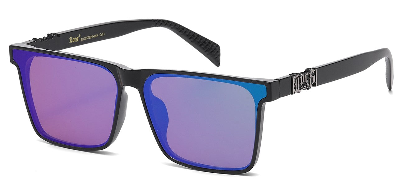 Locs Urban Square Sunglasses loc91329-mix
