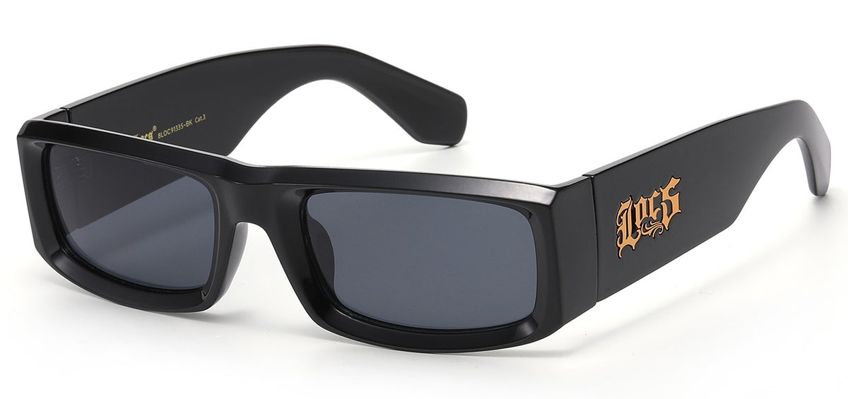 Locs Black Square Sunglasses loc91335-bk