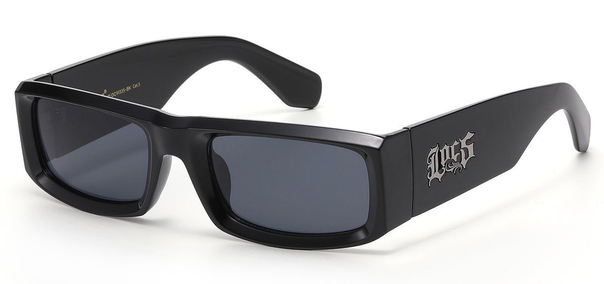 Locs Black Square Sunglasses loc91335-bk