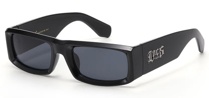 Locs Black Square Sunglasses loc91335-bk