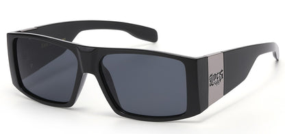 Locs Oversized Black Sunglasses loc91337-bk