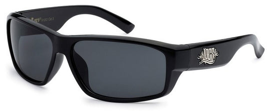 Locs Black Wrap Sunglasses loc91332-bk