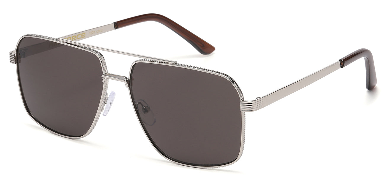 Air Force Nickel Silver Square Aviator av5227