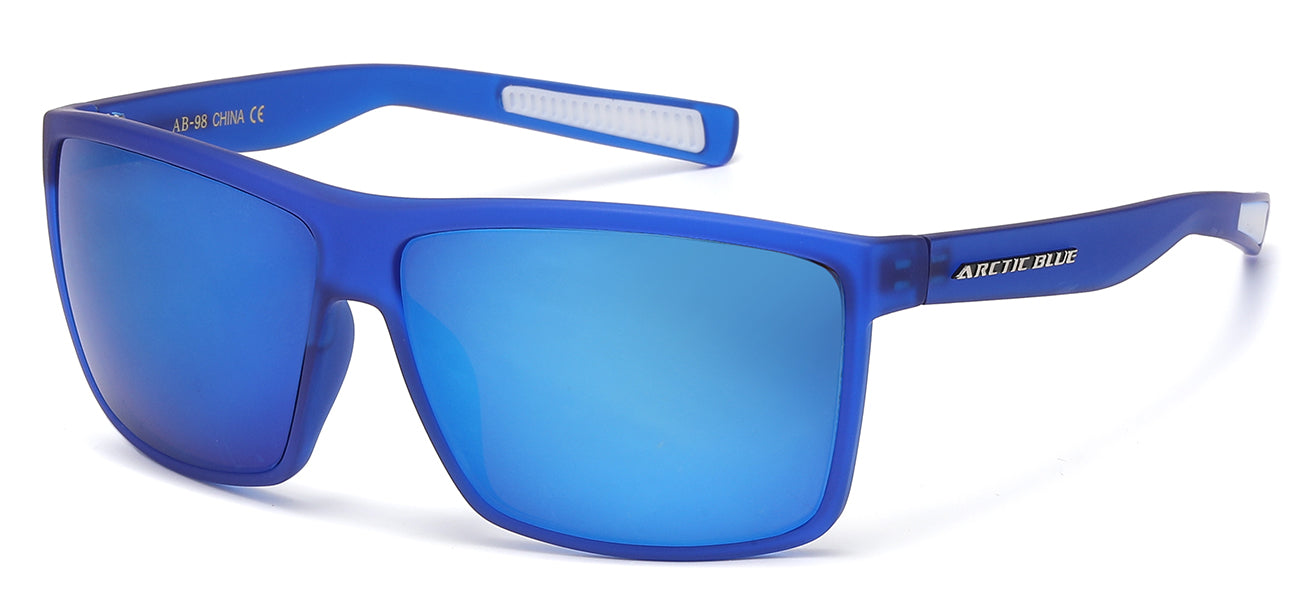 Arctic Blue Square Wrap Sunglasses ab-98