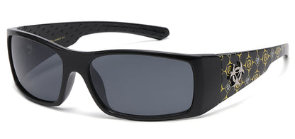 Biohazard Wrap Frame Sunglasses bz66374