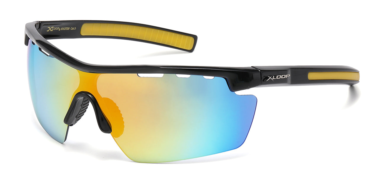 X-Loop Semi-Rimless Sport Sunglasses x3729