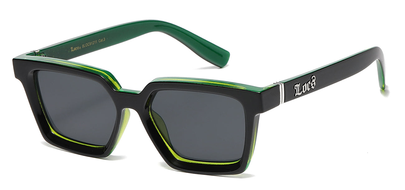 Locs Edgy Square Frame Shades loc91211