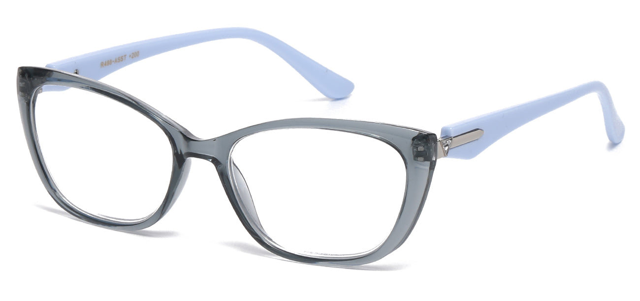 Women's Butterfly Frame Readers r498-asst