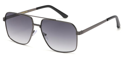 Air Force Nickel Silver Square Aviator av5227