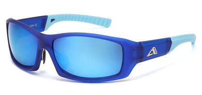 Arctic Blue Sports Wrap Sunglasses ab-97