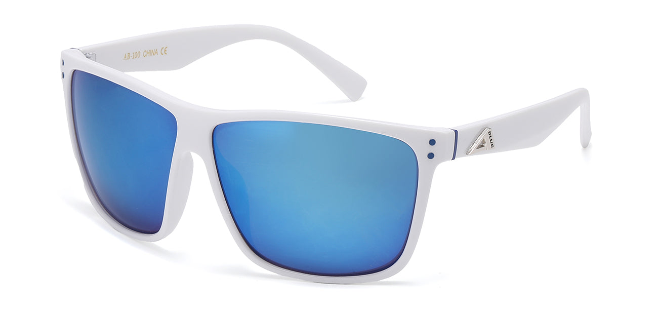Arctic Blue Square Wrap Sunglasses ab-100