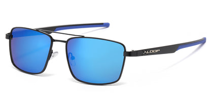 Xloop Metallic Square Frame Sunglasses xl1471