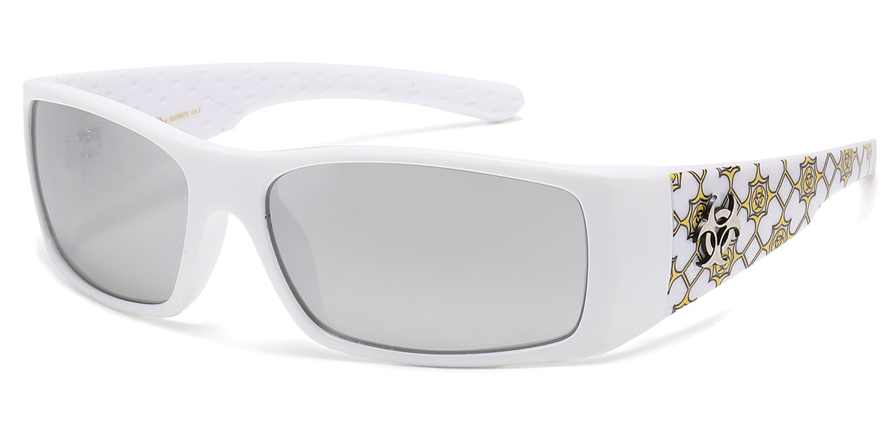 Biohazard Wrap Frame Sunglasses bz66374