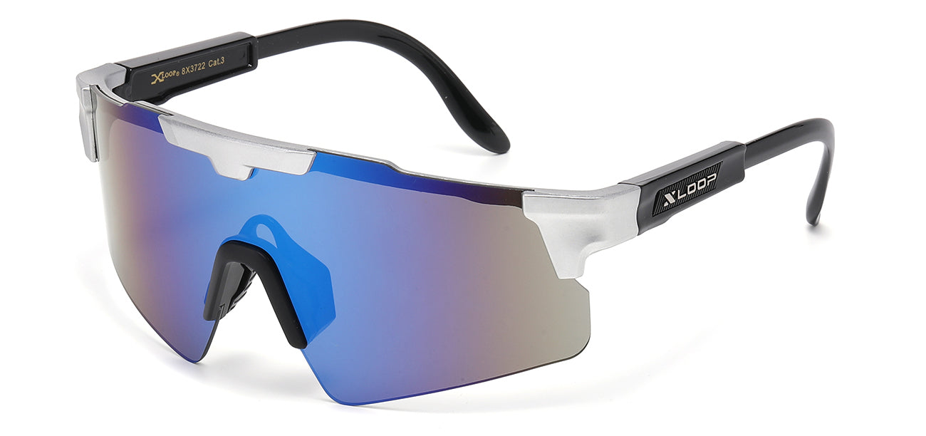 Xloop Semi-Rimless Shield Shades x3722