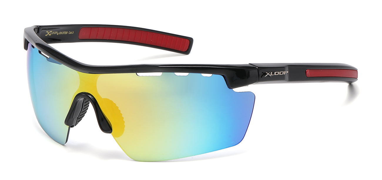 X-Loop Semi-Rimless Sport Sunglasses x3729