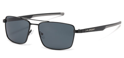 Xloop Metallic Square Frame Sunglasses xl1471