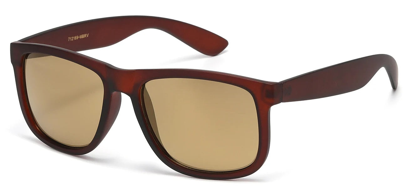 Classic Square Frame Sunglasses 712169-mbrv