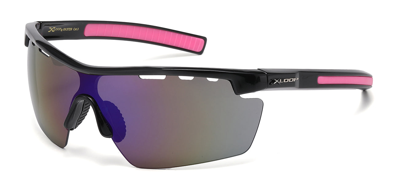 X-Loop Semi-Rimless Sport Sunglasses x3729