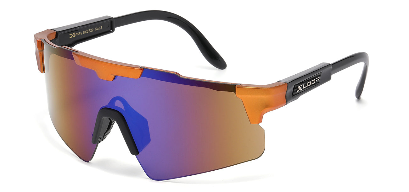 Xloop Semi-Rimless Shield Shades x3722