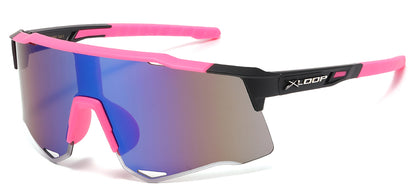 Xloop Semi-Rimless Shield Sunglasses x3692