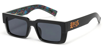 Locs Square Black Sunglasses loc91212-mj