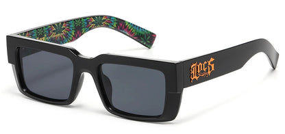 Locs Square Black Sunglasses loc91212-mj