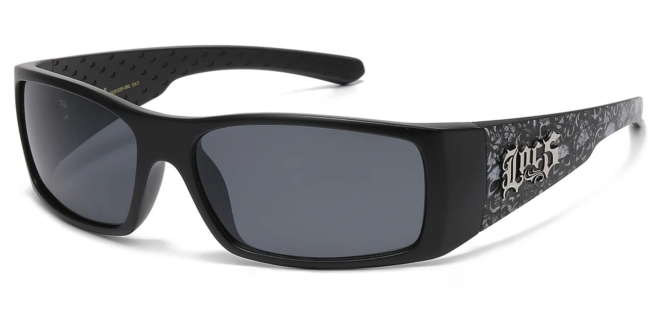 Locs Skull Printed Temple Shades loc91225-skl