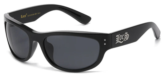 Locs Sports Wrap Sunglasses loc91242-bk