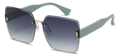 Rhinestone Rimless Metallic Shades rs2070