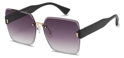 Rhinestone Rimless Metallic Shades rs2070