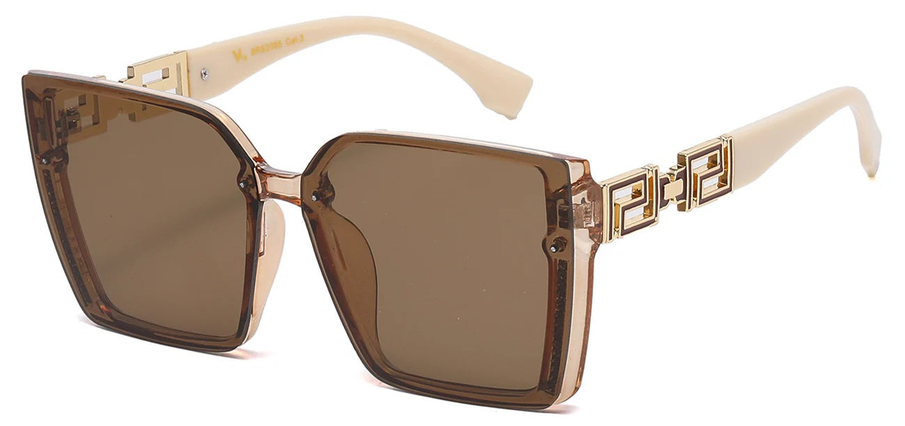 Rhinestone Square Frame Sunglasses rs2095