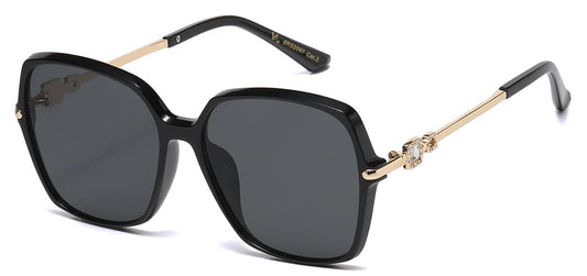 Rhinestone Square Frame Sunglasses rs2097