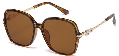 Rhinestone Square Frame Sunglasses rs2097