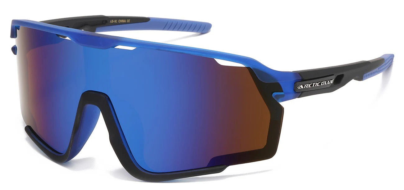 Artic Blue Sports Wrap Sunglasses ab-91