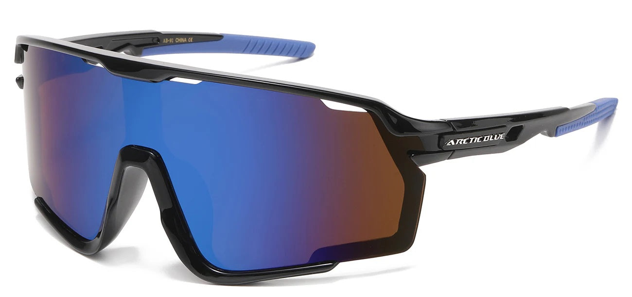 Artic Blue Sports Wrap Sunglasses ab-91