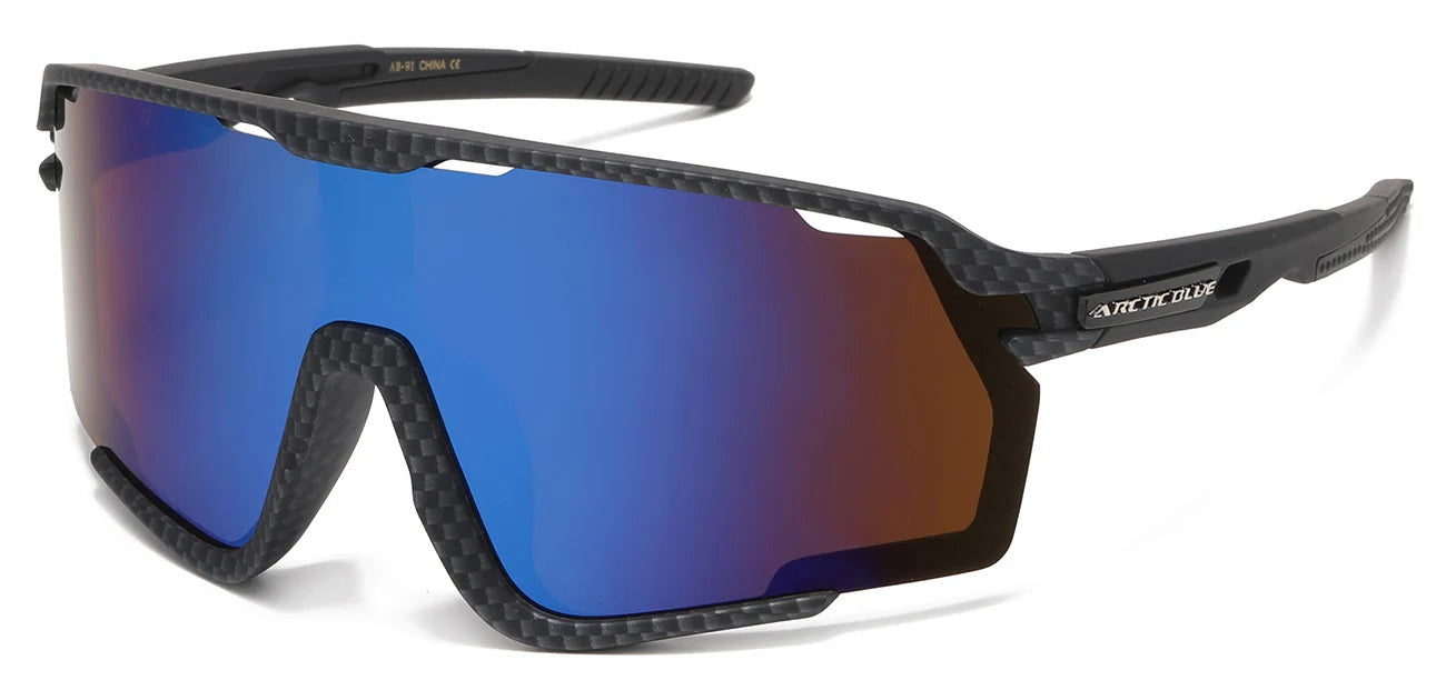 Artic Blue Sports Wrap Sunglasses ab-91