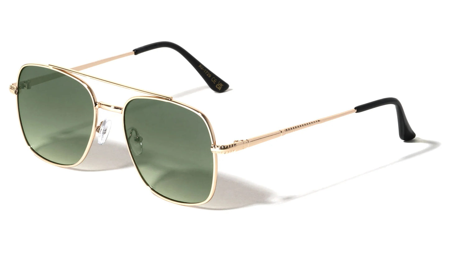 Slim Frame Square Aviators Sunglasses av-1729