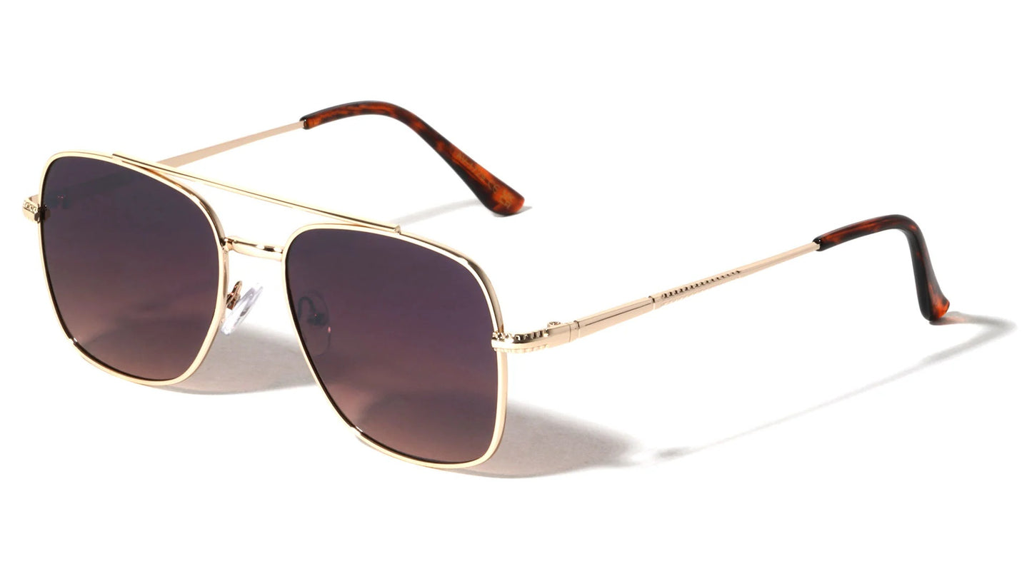 Slim Frame Square Aviators Sunglasses av-1729