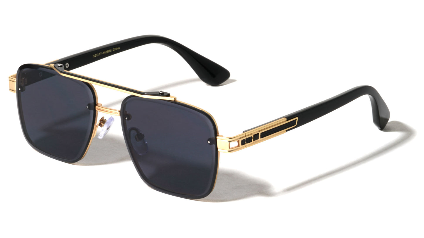 Metallic Square Aviators av-1731