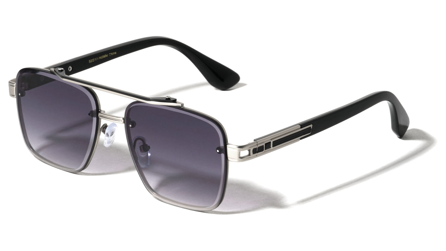 Metallic Square Aviators av-1731