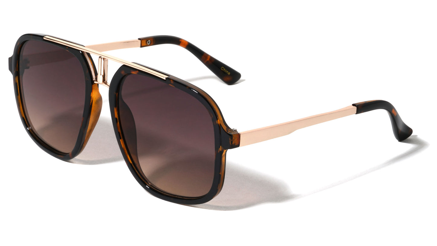 Modern Aviator Bridge Sunglasses av-5478