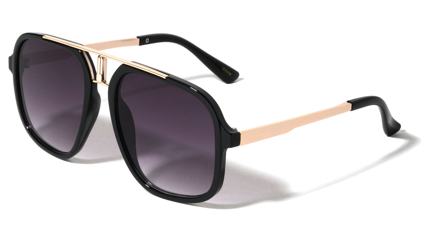 Modern Aviator Bridge Sunglasses av-5478