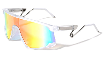 Color Mirror Lens  Shield Shades bp2073-cm