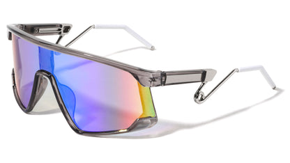 Color Mirror Lens  Shield Shades bp2073-cm