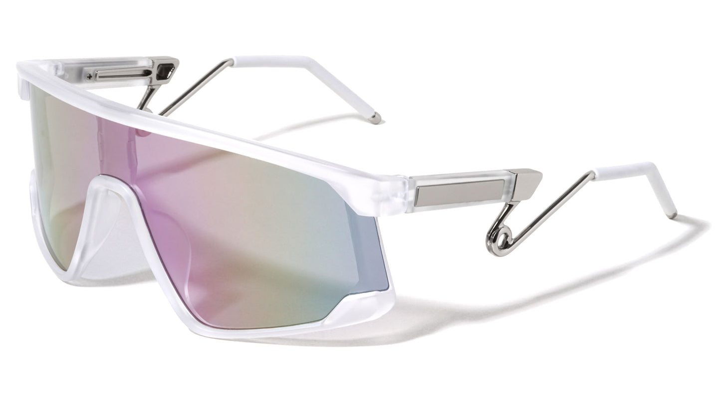 Color Mirror Lens  Shield Shades bp2073-cm