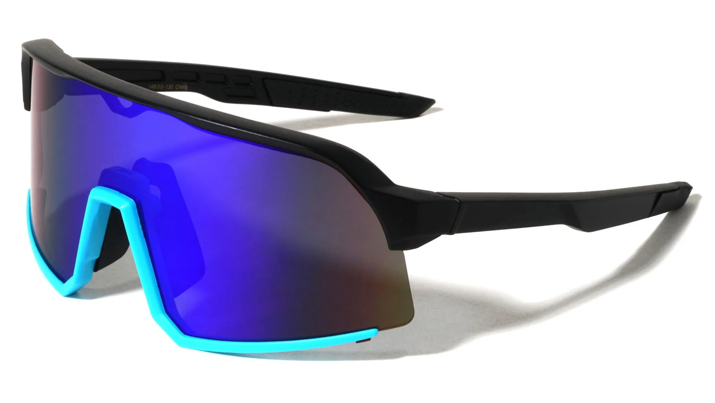 Semi- Rimless Color Mirror Shield bp0314-cm